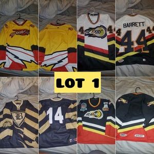 NHL/CHL HOCKEY JERSEYS ( AUTHENTIC AND VINTAGE ) *ULTRA RARE JERSEYS TOO*